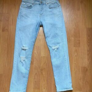 7 For All Mankind Women’s Josefina Skinny Boyfriend Jeans Size 27